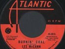 LES MCCANN: Burnin' Coal / With These Hands 45 Hear  Jazz