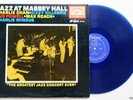 JAZZ AT MASSEY HALL Parker Gillespie Mingus 1962 Fantasy LP BLUE VINYL VG+