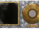METALICA THE BLACK ALBUM FRAMED GOLD  LP ORIGINAL POP ART MUSIC MEMORABILIA