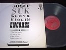 JOSEF SUK & HOLECEK Famous Violin Encores LP Supraphon Red Stereo NM ED1 RARE