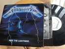 METALLICA RIDE THE LIGHTNING LP ORIG MEGAFORCE YORK STREET LABEL W/ INNER SLEEVE