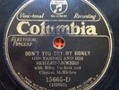 Skillet Lickers Columbia 15665 VV- Don't Cry/Ride Old Buck country hillbilly 78