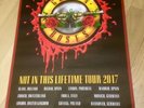 Official Guns N Roses 'Not In this lifetime' European Stadium Tour Poster