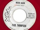 MP3 RARE TX COUNTRY BOPPER PAUL THOMPSON ON JOX NEVER AGAIN  RED WAX