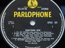 BEATLES 1964 UK Yellow / Black Parlophone EXPORT LP - Something New - CPCS 101