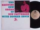 DON PATTERSON & BOOKER ERVIN The Exciting New Organ...PRESTIGE LP mono promo