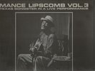 MANCE LIPSCOMB Vol. 3 Texas songster in a live performance ARHOOLIE F1026 BLUES