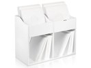 Zomo VS-Box 200/2 white| Record Box, LP-Regal weiss f. ca. 480 Vinyls | NEU