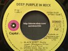 DEEP PURPLE IN ROCK noche negra dentro del fuego EX 45rpm 7