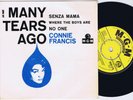 CONNIE FRANCIS Many Tears Ago Danish EP 45PS 1960 Senza Mama