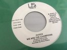 Queen - We are the champions  - USA - white label promo mono / stereo PRC-W