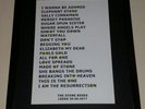 The stone roses Leeds 20/6/17 setlist framed print madchester oasis