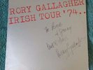 RORY GALLAGHER SIGNED LP AUTOGRAPH **Rare** Verified Signed in 1974 to Radio DJ