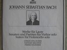3 LPs ARCHIV GER BACH PIERRE FOURNIER Suites Cello solo 1-6 - OHNE BOX