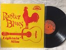 LIGHTNIN' SLIM: Rooster Blues LP Vinyl 1960 EXCELLO 8000 Mono Original Blues EX