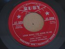 OHIO ROCKABILLY BOPPER 45 - EMERY BLADES & RAINBOW RHYTHMAIRES - RUBY 230
