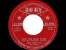 '57 TwinSpin Ohio Rockabilly BOBBY MARTIN Give Your Heart To Me/Sleepy Time HEAR