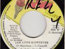 70s Roots Reggae LACKSLEY CASTELL jah love is sweeter Rare Jamaican 7