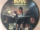 AC/DC - Japan Tour '81 - CLEAR RIM ORIGINAL RARE PICTURE DISC PROMO Vinyl LP VG