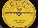 Johnny Cash I Walk The Line SUN Label 78 RPM From 1956 Excellent VG++ Memphis