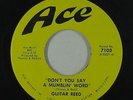 Funk Blues 45 - Guitar Reed - Don't You Say A Mumblin' Word - Ace - VG+ mp3