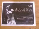 3 ALL ABOUT EVE TOUR POSTERS MANCHESTER 2001