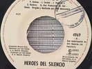 HEROES DEL SILENCIO - Entre Dos Tierras / Hechizo - RARE PROMO GUATEMALA 45