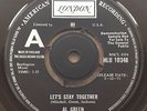 Al Green - Let's Stay Together - Tomorrow's Dream - UK London Demo 1971