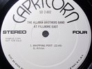 AWESOME-RARE  ? WHITE LBL PROMO ?1971 THE ALLMAN BROTHERS - FILLMORE psych 2xLP