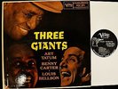 Art Tatum Benny Carter Louis Bellson Verve 8013 Three Giants DEEP GROOVE MONO