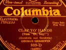 GERSHWIN plays GERSHWIN CLAP YO HANDS, DO DO DO  1ST EDITION VIVA TONAL 78