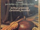 BACH Sonatas GRUMIAUX Jaccottet PHILIPS 2-LP box w/booklet DUTCH press