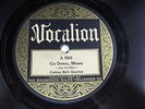 Cotton Belt Quartet - VOCALION 1024 -  Go Down, Moses