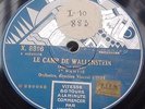 Vincent d'Indy Pathe X.8806--7 Le Camp de Wallenstein parts 1, 2, 3 & 4, 2x78rpm