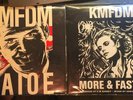 KMFDM UAIOE Original LP 1st Edition Promo Wax Trax WAX 7083 1989 More and Faster