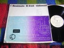 PRIVATE Ivry Gitlis: Mendelssohn, Bruch: Violin cts. ILLUSTRATED BOOK, VERY RARE