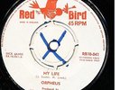 ORPHEUS “My Life” b/w “Music Minus Orpheus” (1965) UK issue on Red Bird RB10-041