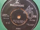 DEEP PURPLE - HUSH  ORIGINAL  1968  UK  PARLOPHONE  45  CLIP 1/1