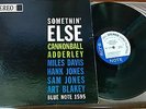 CANNONBALL ADDERLEY SOMETHIN' ELSE RECORD LP 1ST STEREO PRESS 47 W 63RD DG EAR