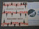 UK Decca sxl 2194: Paganini 24 Caprices, Ricci violin