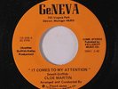CLOE MARTIN: It Comes To My Attention / Life Race 45 (breathy moody 70s Soul)