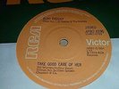 ELVIS PRESLEY Take Good Care Of Her UK 1974 Rarest RCA APBO 0196 SOLID CENTRE EX
