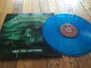 METALLICA RIDE THE LIGHTNING  BLUE VINYL RECORD 12