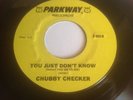 CHUBBY CHECKER..... 'YOU JUST DON'T KNOW' on PARKWAY RECORDS