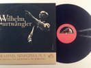 BRAHMS SYMPHONY N°3 FURTWANGLER VOCE DEL PADRONE QALP 10259 ITALY LP NEAR MINT