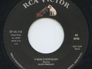 Rare Rock 'n Roll 45 - Elvis Presley - C'Mon Everybody - Import