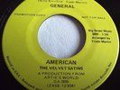 THE VELVET SATINS   NOTHING CAN COMPARE TO YOU ** US GENERAL AMERICAN 45 PROMO