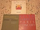 Keith Jarrett 3 LPs Hymns/Spheres 1976 - Spirits 1986 - Paris Concert 1990