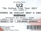 U2 Stade de France 26/07/2017 - PARIS - PELOUSE