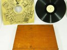 Wood Record box with Rutherford Record P-151 P-152 Watchtower Display Jehovah